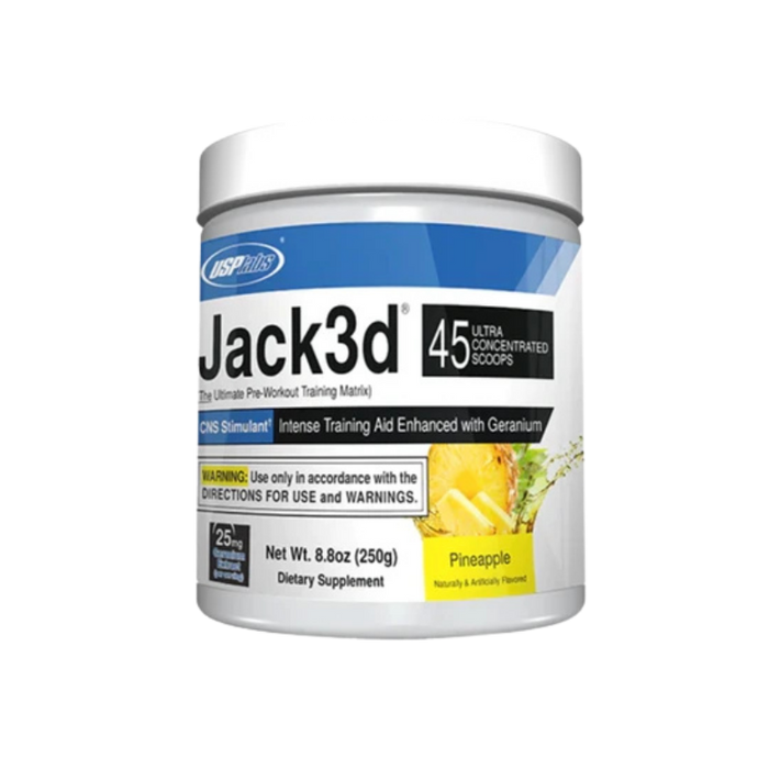 USP LABS JACK3D GERENIUM EXTRACT PREWORKOUT - ABD VERSİYON PINAPPLE