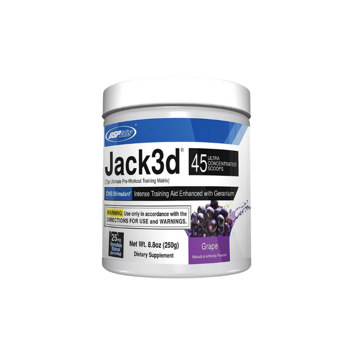 USP LABS JACK3D DMAA GERENIUM EXTRACT PREWORKOUT - ABD VERSİYON GRAPE