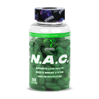GRIMLABS NAC (N-ACETYL CYSTEINE) Karaciğer Koruyucu 500mg 60 CAPS