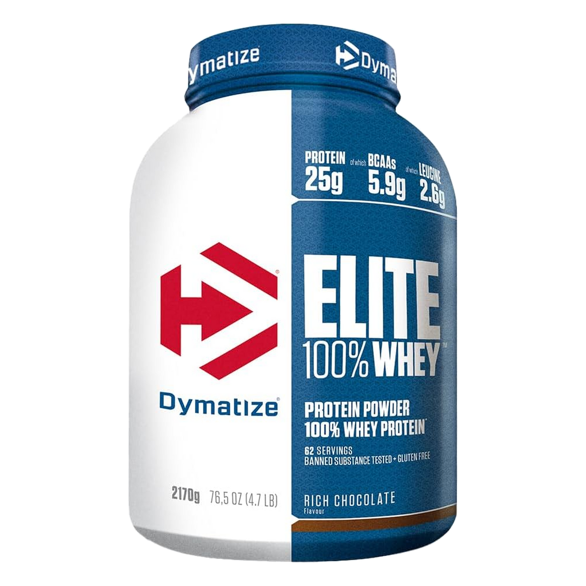 DYMATIZE ELITE WHEY 2170g RICH CHOCOLATE 62 SERV