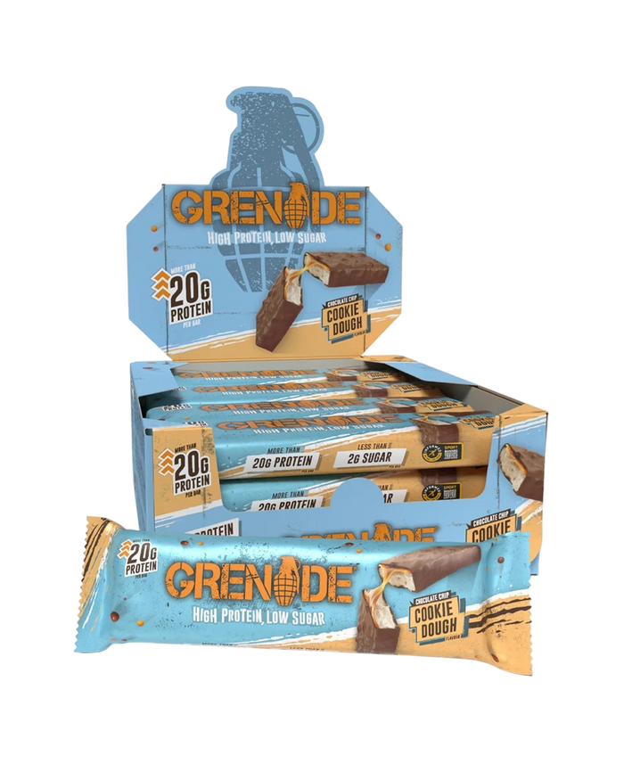 GRENADE PROTEIN BAR COOKIE DOUGH 60G x 12 ADET - 20G PROTEIN