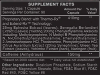 HI-TECH PHARMA BLACK WIDOW EPHEDRA & DMHA 90 Servings