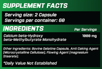 GRIMLABS HMB 1000mg 60 CAPSULES