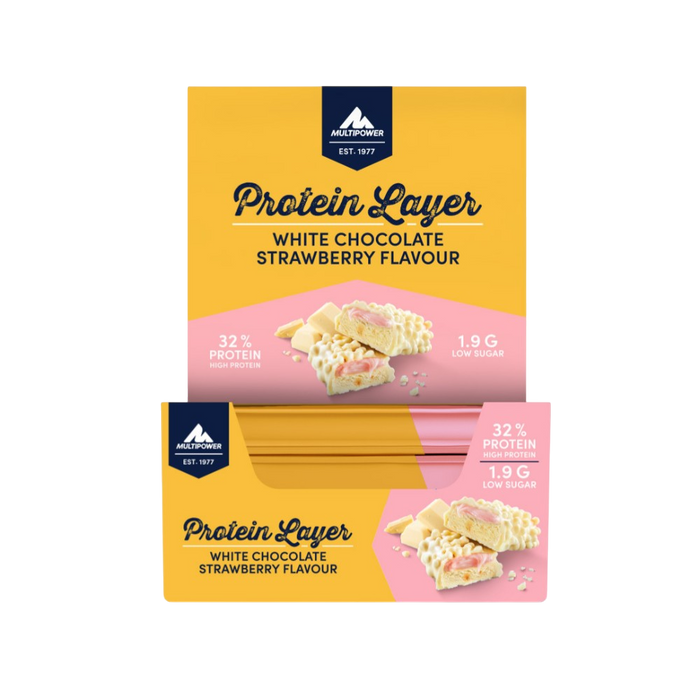 MULTIPOWER WHITE CHOCOLATE STRAWBERRY