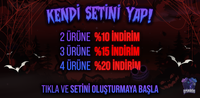 KENDİ SETİNİ YAP - 4 ÜRÜNE %20 İNDİRİM - TIKLA VE SETİNİ OLUŞTUR