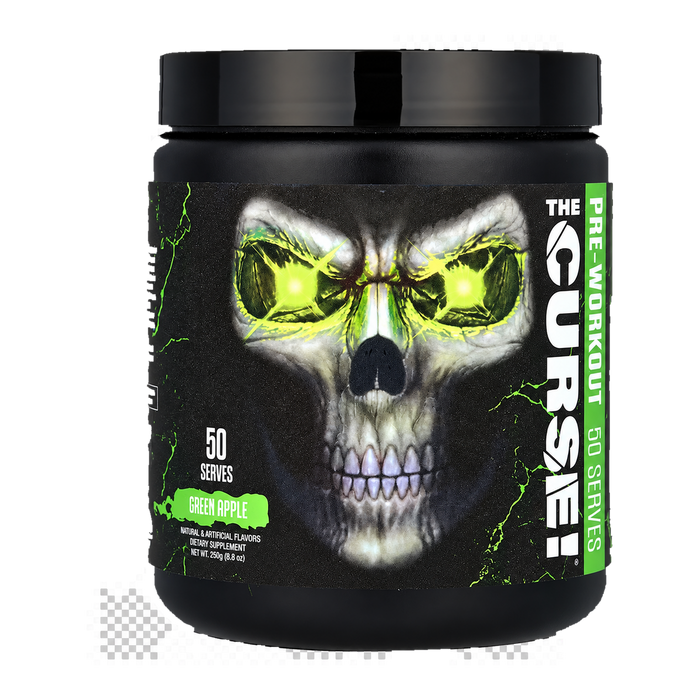 JNX THE CURSE PRE-WORKOUT GREEN APPLE 50 SERV