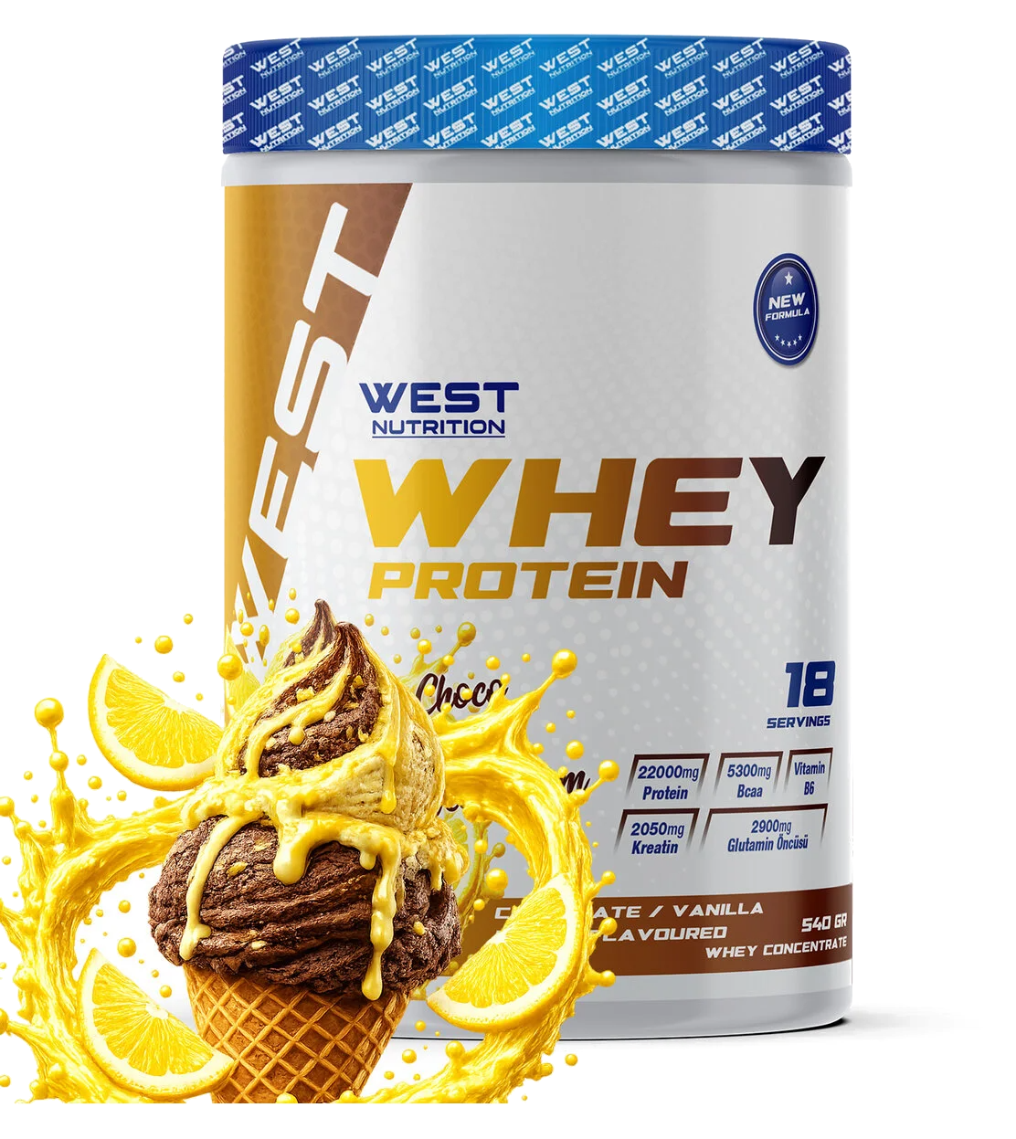 WEST NUTRITION WHEY PROTEIN 540GR
